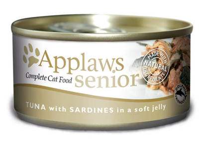 Picture of Applaws Cat Tin Senior Tuna & Salmon 24 x 70g