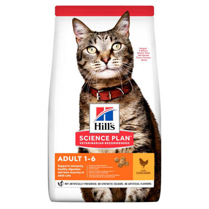 Picture of Hills Adult Feline 1-6 Years Chicken 15kg
