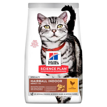 Picture of Hills Adult Feline Hairball Indoor Cat Chicken 3kg